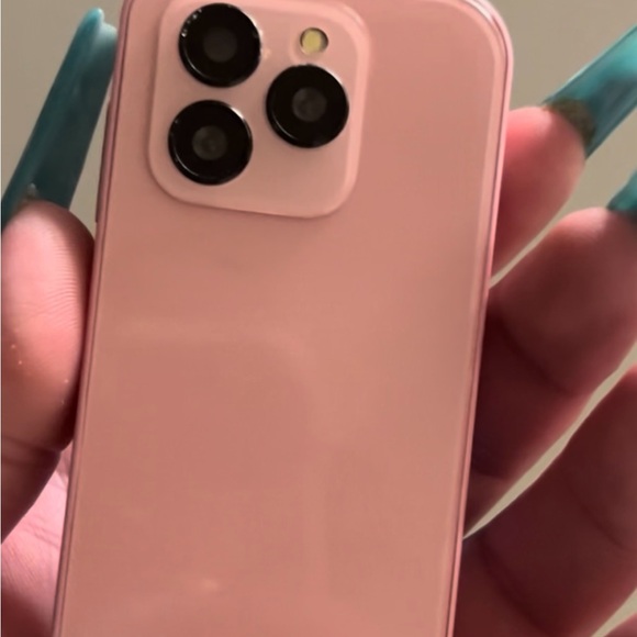 Elegant Pink Smartphone with Advanced Triple Camera